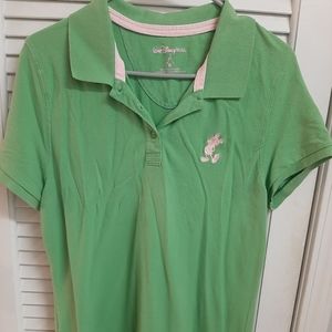 Walt Disney World Green Polo with Embroidered Mickey Size XL